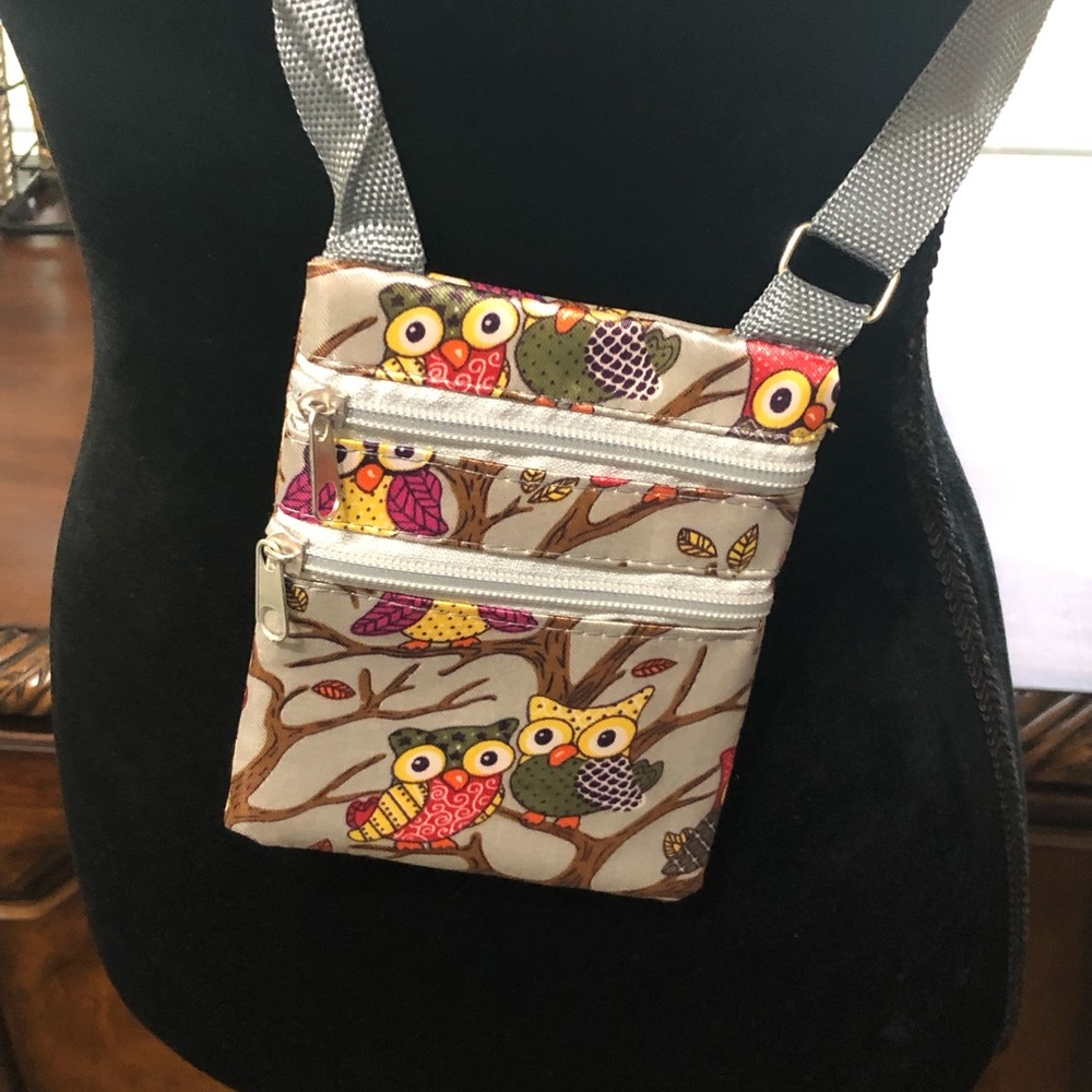 🛍Owl Print Mini Crossbody Purse - Picture 2 of 2